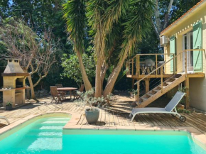 Maison calme arborée piscine 10mn plage en voiture